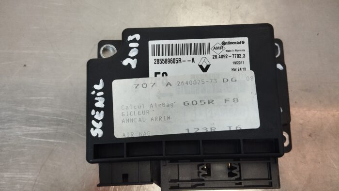KIT DE AIRBAGS COM TABLIER RENAULT SCENIC III 09-15 - Image 4