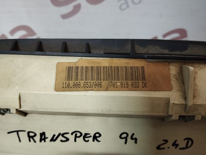 QUADRANTE VOLKSWAGEN TRANSPORTER T4 2.4D REF. 701919033DK 701919059AC - Image 2