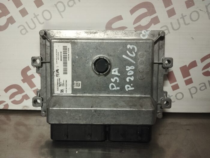 UNIDADE / CENTRALINA DO MOTOR PEUGEOT 208 / CITROEN C3 III 1.2 REF. A3C0776880001 9840853180 9815037580 - Image 1