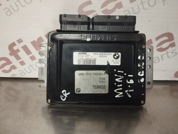 UNIDADE / CENTRALINA DO MOTOR MINI COOPER 1.6i REF. S118012001 N 1214.7527610-01 7530652 - Image 2