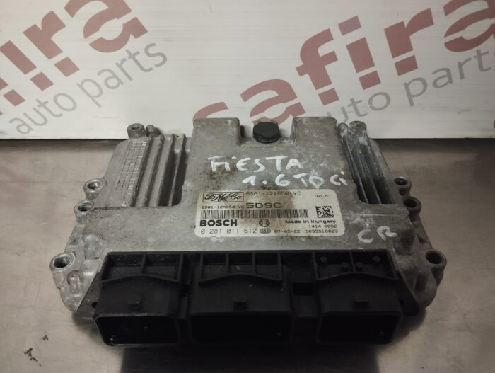 UNIDADE / CENTRALINA DO MOTOR FORD FIESTA / FUSION 1.6TDCI 0281011612 6S61-12A650-VC - Image 3