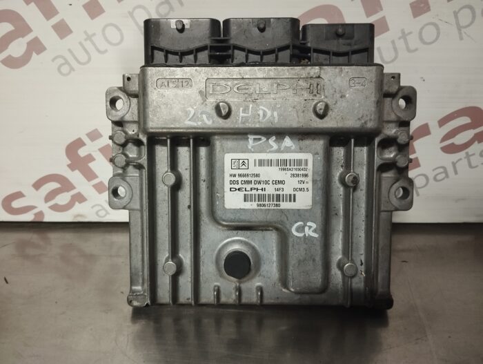 UNIDADE / CENTRALINA DO MOTOR PEUGEOT 508 / CITROEN C5 III / JUMPY / EXPERT 2.0HDI 9666912580 28381996 9806127380 - Image 1