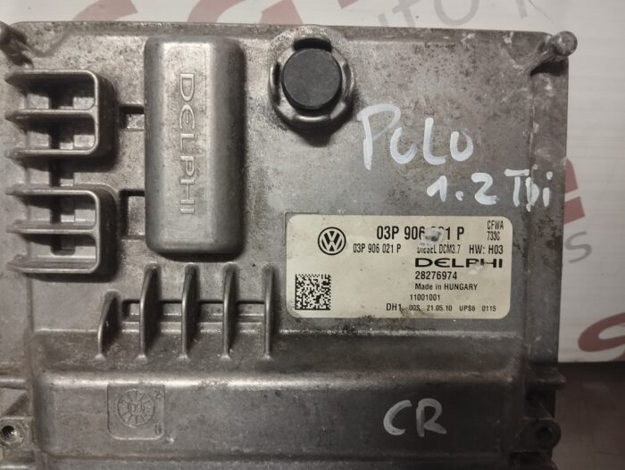 UNIDADE / CENTRALINA DO MOTOR SEAT IBIZA 6J / VOLKSWAGEN POLO 6R 1.2TDI 03P906021P 28276974 - Image 3