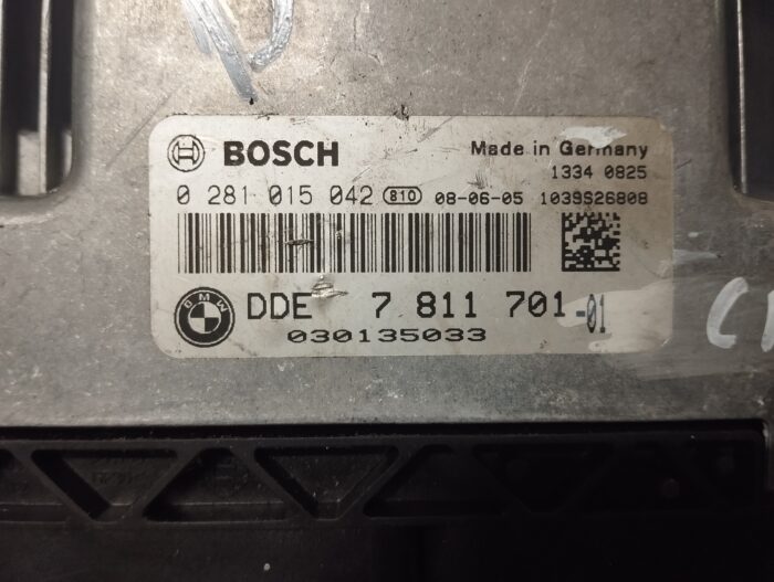 UNIDADE / CENTRALINA DO MOTOR BMW E90 E87 E81 E91 118D 318D 0281015042 7811701 - Image 2