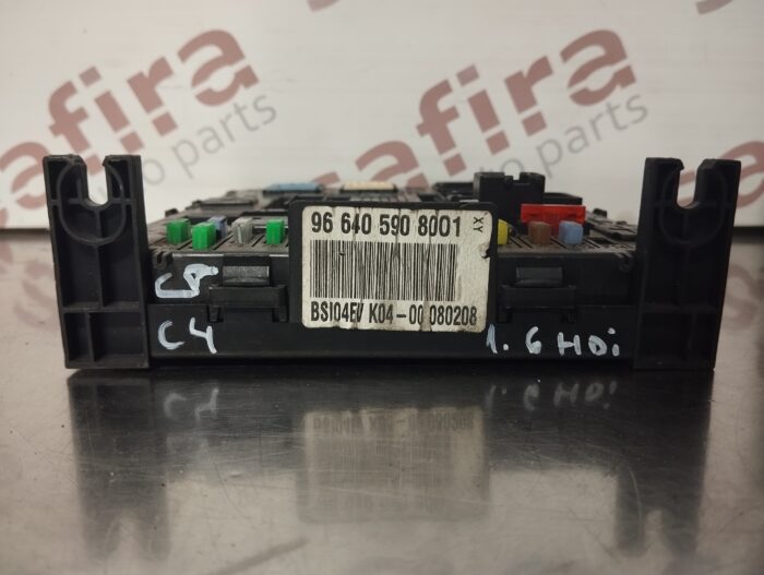 CAIXA DE FUSIVEIS / BSI CITROEN C4 / C5 / PEUGEOT 308 3008 REF. 9664059080 966405908001 - Image 1