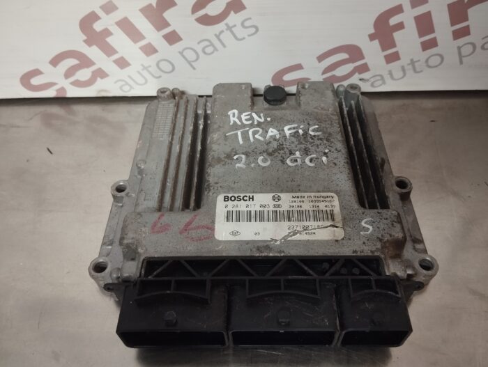 UNIDADE / CENTRALINA DO MOTOR RENAULT TRAFIC / OPEL VIVARO 2.0DCI 0281017003 237101452R - Image 2