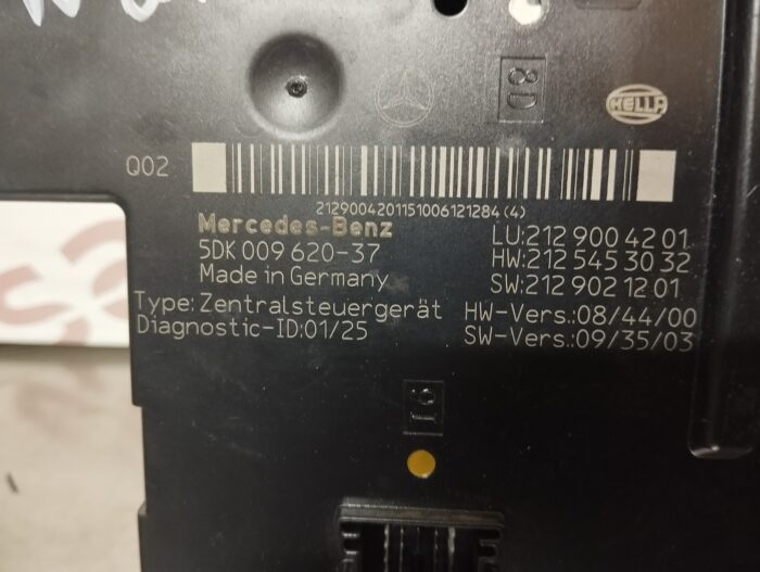 MODULO BSI / SAM / UCH MERCEDES CLASSE E W212 REF. 5DK009620-37 2129004201 2125653032 2129021201 - Image 2