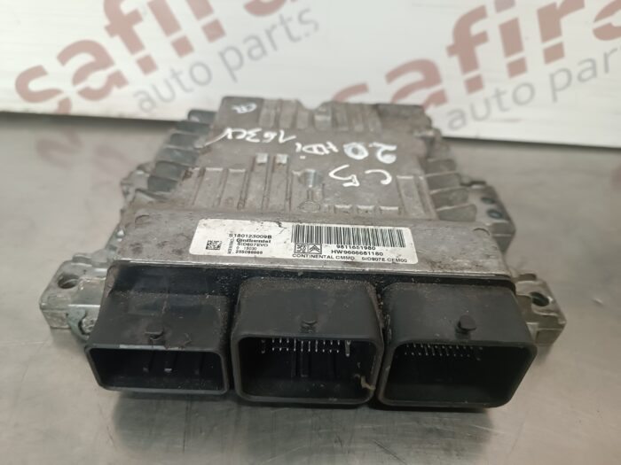 UNIDADE / CENTRALINA DO MOTOR PEUGEOT 308 3008 508 5008 CITROEN C4 C5 PICASSO 1.6HDI REF. 9811651980 9666681180 SID807EVO S180123009B - Image 1