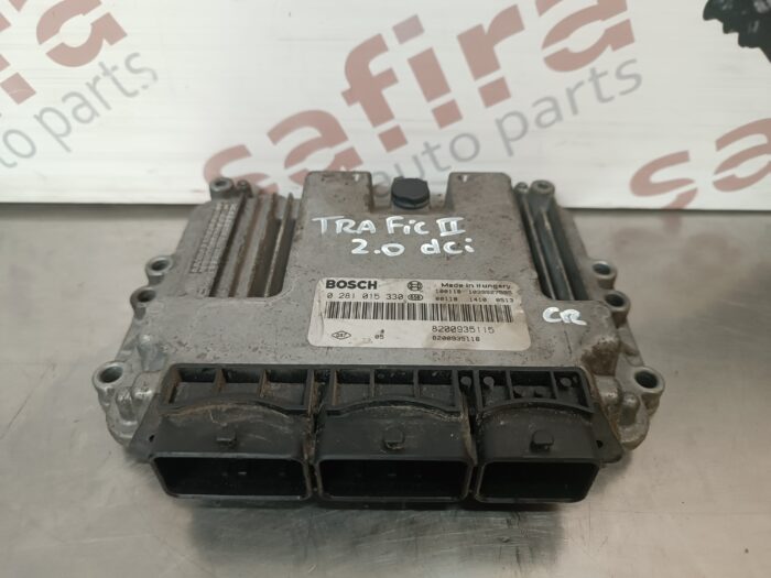 UNIDADE / CENTRALINA DO MOTOR RENAULT TRAFIC II / OPEL VIVARO 2.0DCI 0281015330 8200935115 8200935116 - Image 1