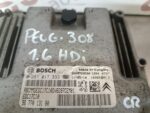 UNIDADE / CENTRALINA DO MOTOR PEUGEOT 308 1.6HDI REF. 0281017333 EDC17C10 9677013180
