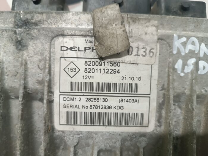UNIDADE / CENTRALINA DO MOTOR RENAULT KANGOO II / CLIO III 1.5DCI 8200911560 8201112294 28256130 - Image 2