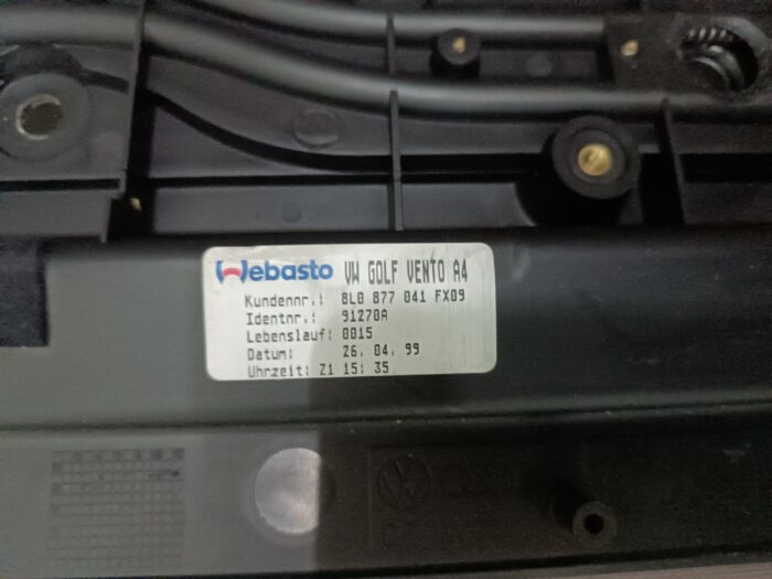 TECTO / TETO DE ABRIR AUDI A3 / VOLKSWAGEN GOLF IV / BORA REF. 8L0877041 - Image 2
