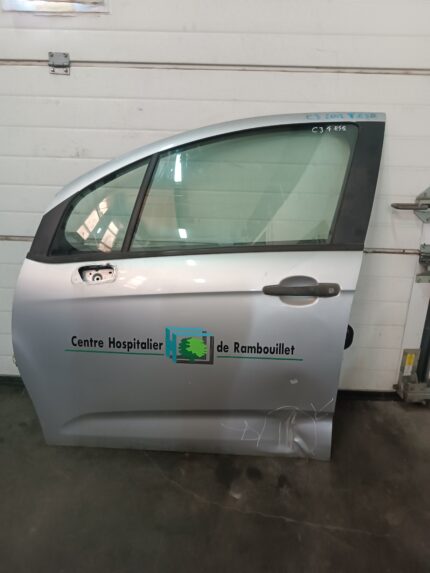 PORTA CITROEN C3 II 2012-2019 (CINZA PRATA) FRENTE ESQUERDA