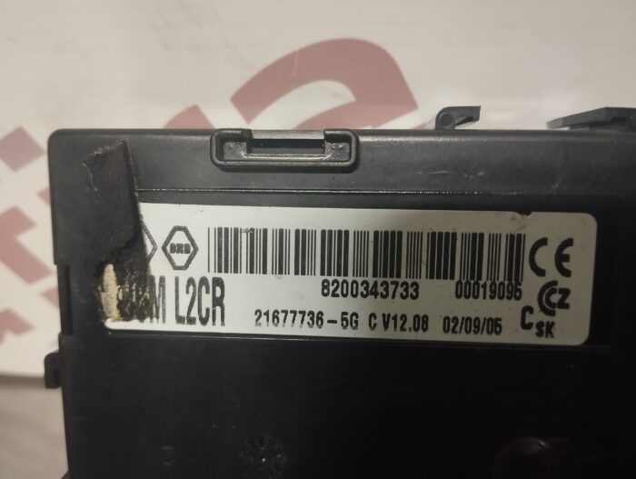 MODULO BCM RENAULT CLIO III REF. L2CR 21677736 8200343733 - Image 2
