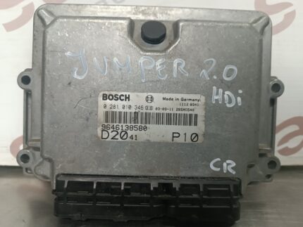 UNIDADE / CENTRALINA DO MOTOR / ECU CITROEN JUMPER / PEUGEOT BOXER / FIAT DUCATO 2.0HDI 0281010346 9646138580
