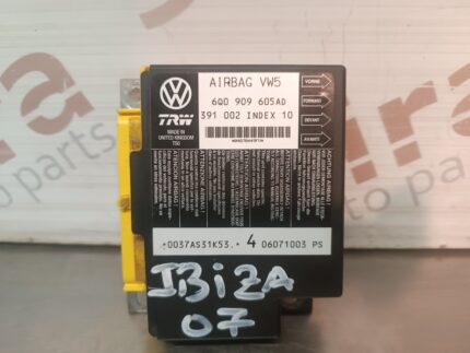 CENTRALINA DO AIRBAG SEAT IBIZA III 6L / VOLKSWAGEN POLO 9N REF: 6Q0909605AD