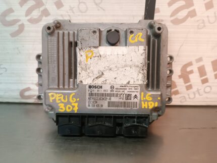 UNIDADE / CENTRALINA DO MOTOR PEUGEOT 307 / CITROEN C4 1.6HDI 0281011863 9655943580