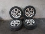 JOGO DE JANTES ORIGINAIS OPEL ASTRA H 5X110 COM PNEUS 205/55R16